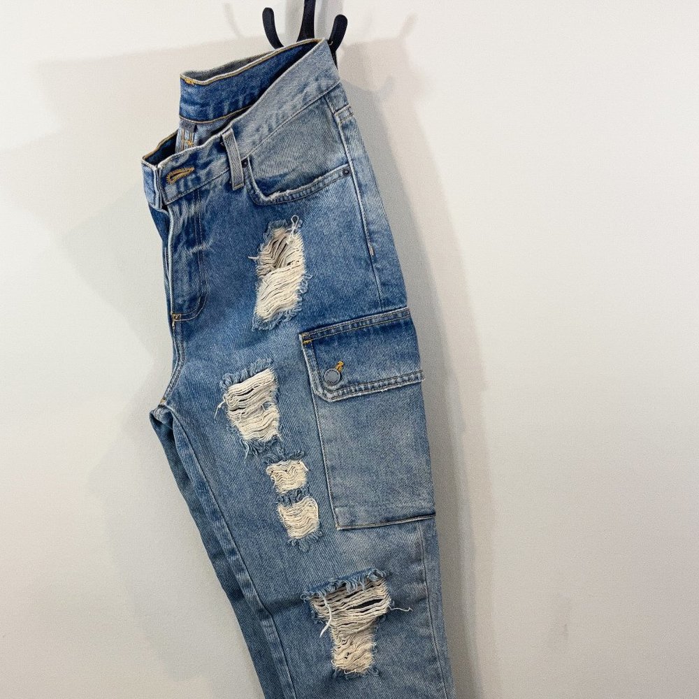 Barely Worn CARMAR Cargo Jeans, Size 27